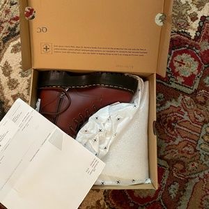 Dr. Martens Brown Faux-Fur Jadon Platform Boots